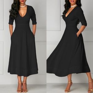 Dresses - π₯ Black Cute Maxi Dress Dresses - π₯ Black Cute Maxi Dress